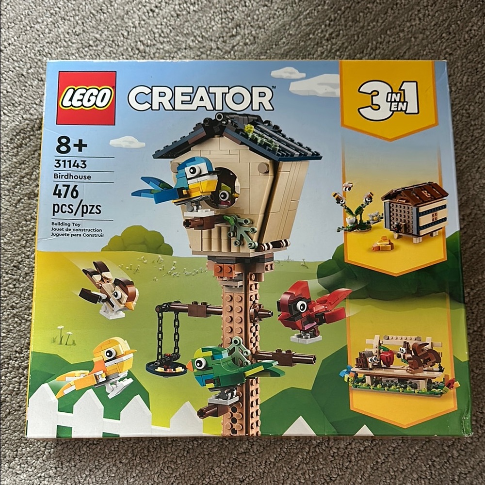 LEGO Creator 3-in-1 Birdhouse with Colorful Birds